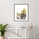 preview thumbnail 8 of 6, Gray Potted Plants by Marcy Chapman Wood Framed Wall Art Print