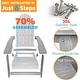 preview thumbnail 16 of 50, WINSOON All Weather HIPS Outdoor Folding Adirondack Chairs Outdoor Chairs Set of 4