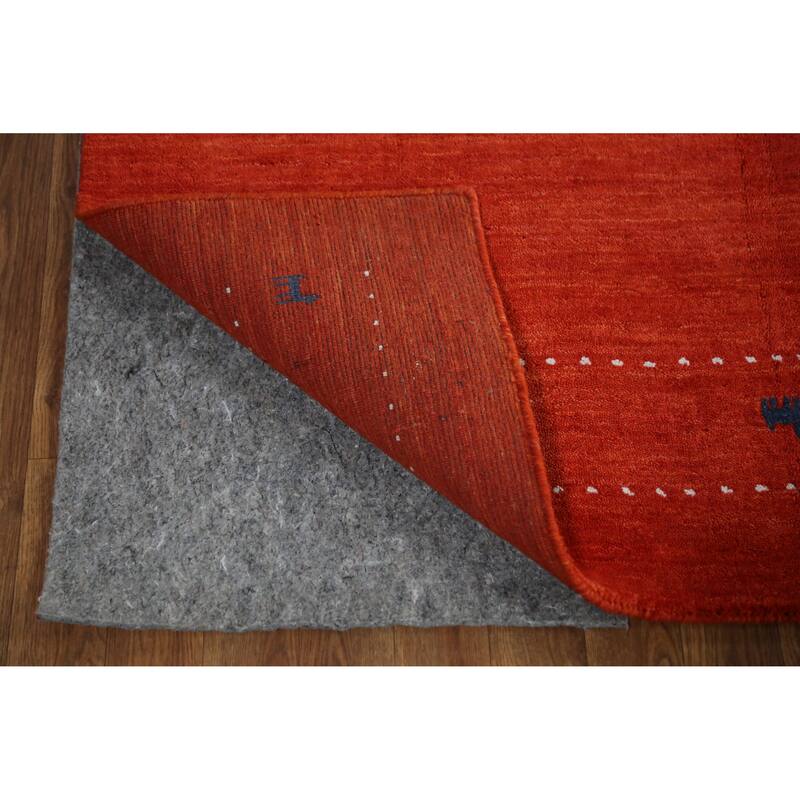 Tribal Contemporary Gabbeh Indian Rug Handmade Bedroom Wool Carpet - 4'6" x 6'6"