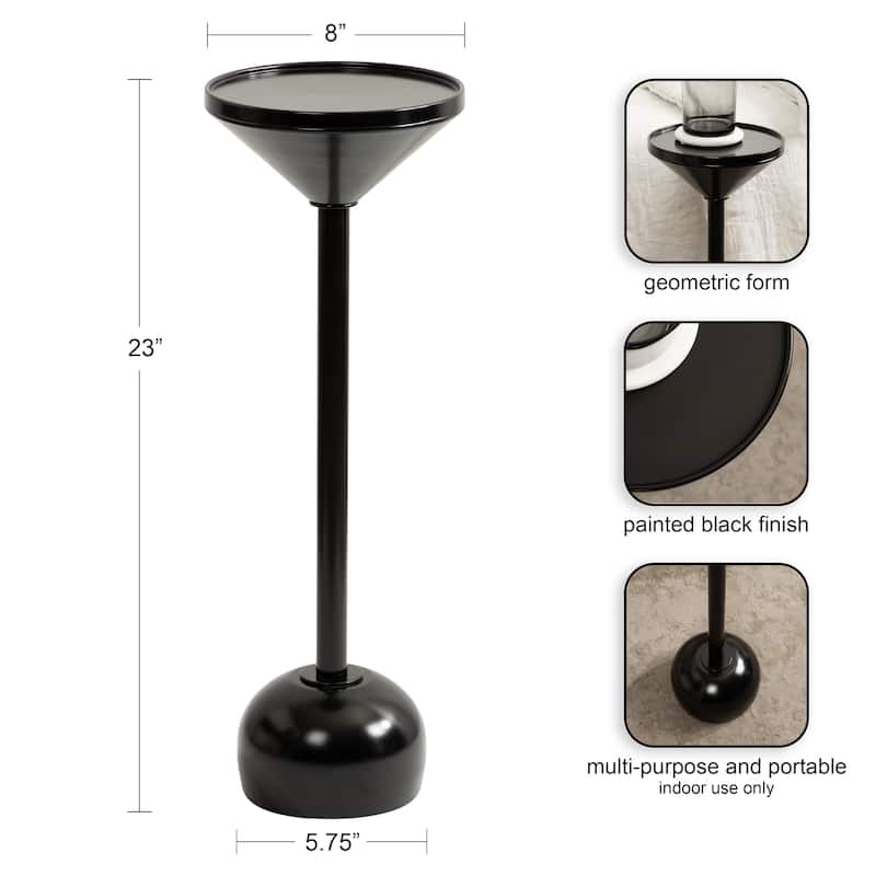 Kate and Laurel Frisk Metal Drink Table