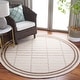 preview thumbnail 1 of 8, SAFAVIEH Handmade Metro Pille Modern Stripe Wool Rug