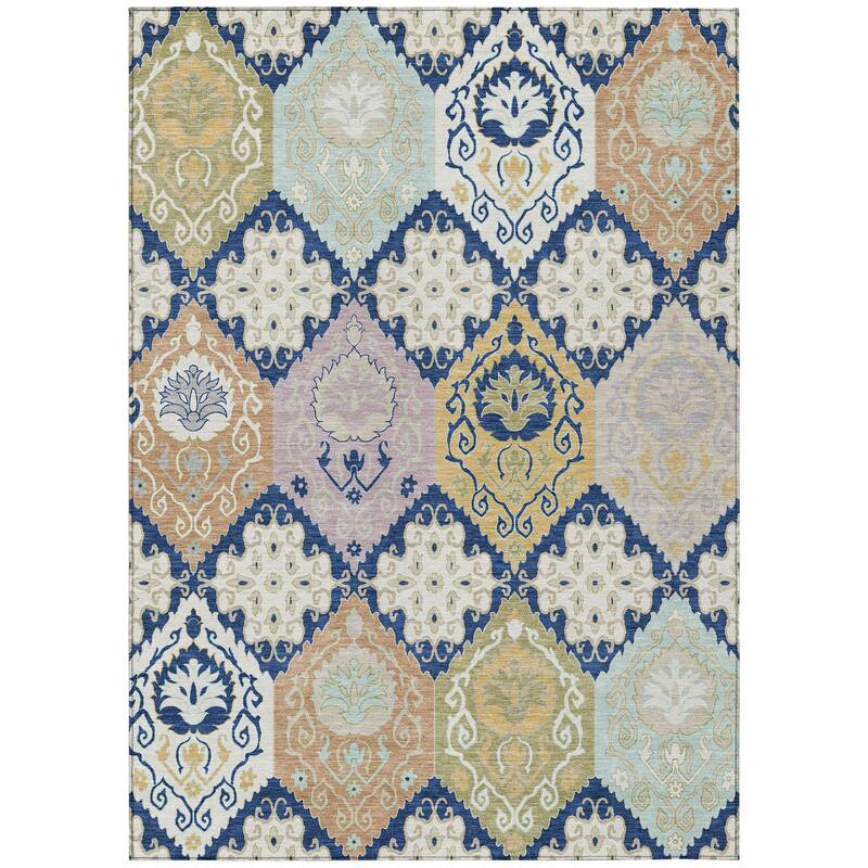 Machine Washable Indoor/ Outdoor Global Bayfield Chantille Rug