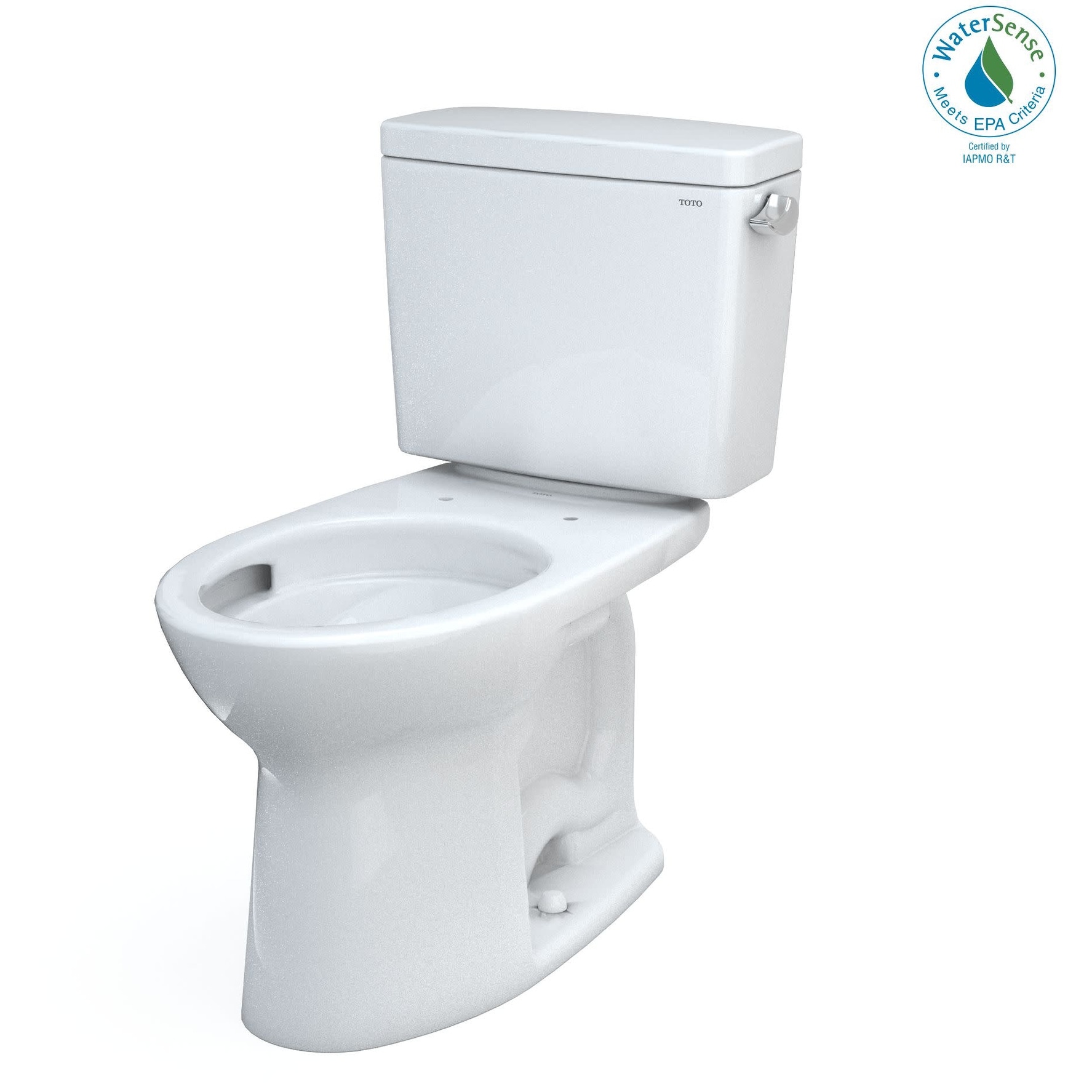 TOTO Drake Two-Piece Elongated 1.28 GPF Universal Height Tornado Flush