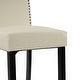 preview thumbnail 30 of 64, Logan Bonded Leather Backed Barstool (Set of 2) by Christopher Knight Home
