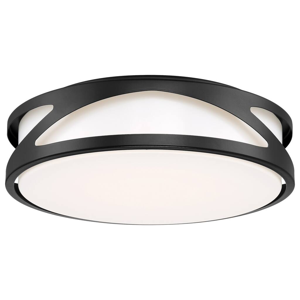Access Lighting Lucia 14" Wide LED Flush Mount Drum Ceiling Fixture