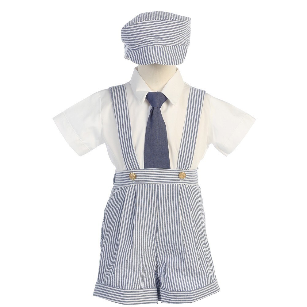 baby boy seersucker outfit
