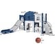 preview thumbnail 25 of 31, 8-in-1 Toddler Indoor Playground with Slide Baby Slide Playset for Toddlers Ages 1-3 Outdoor Play