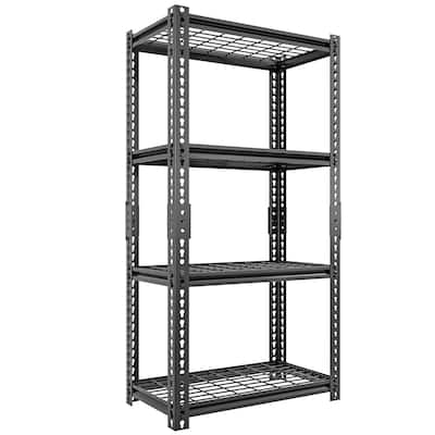 DoCred Adjustable 4-Tier Garage Shelving, Heavy Duty Storage Shelves