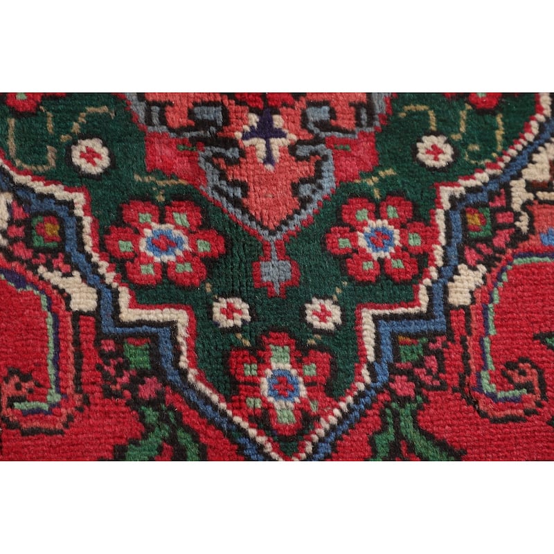 Tabriz Persian Vintage Area Rug Handmade Wool Carpet - 9'6"x 13'0"