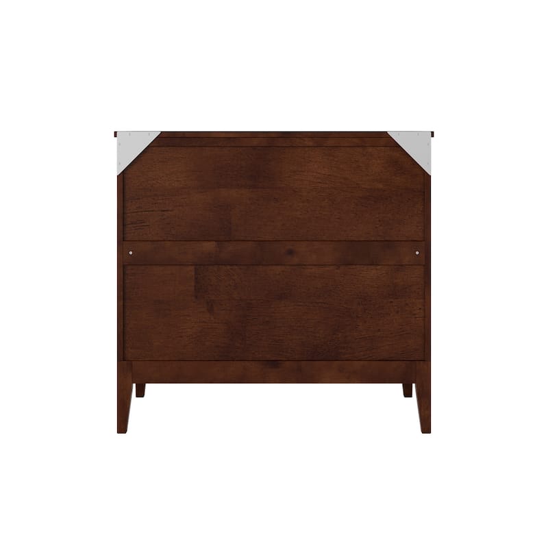 Murphy Bed Chest Twin Solid Wood with Mattress & Charger - Space Saving Bed