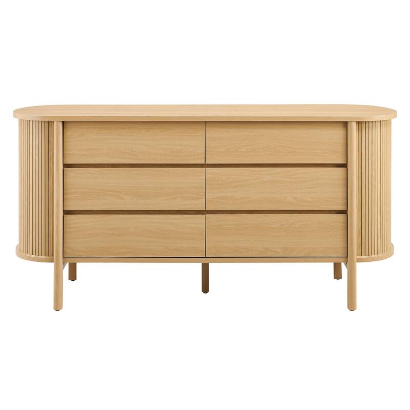 Cadence 6-Drawer Curved Dresser