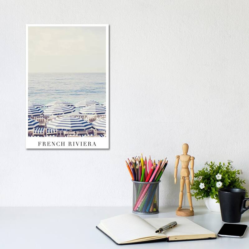 iCanvas "French Riviera Travel" by Ruby and B Canvas Print - 12x8x0.75