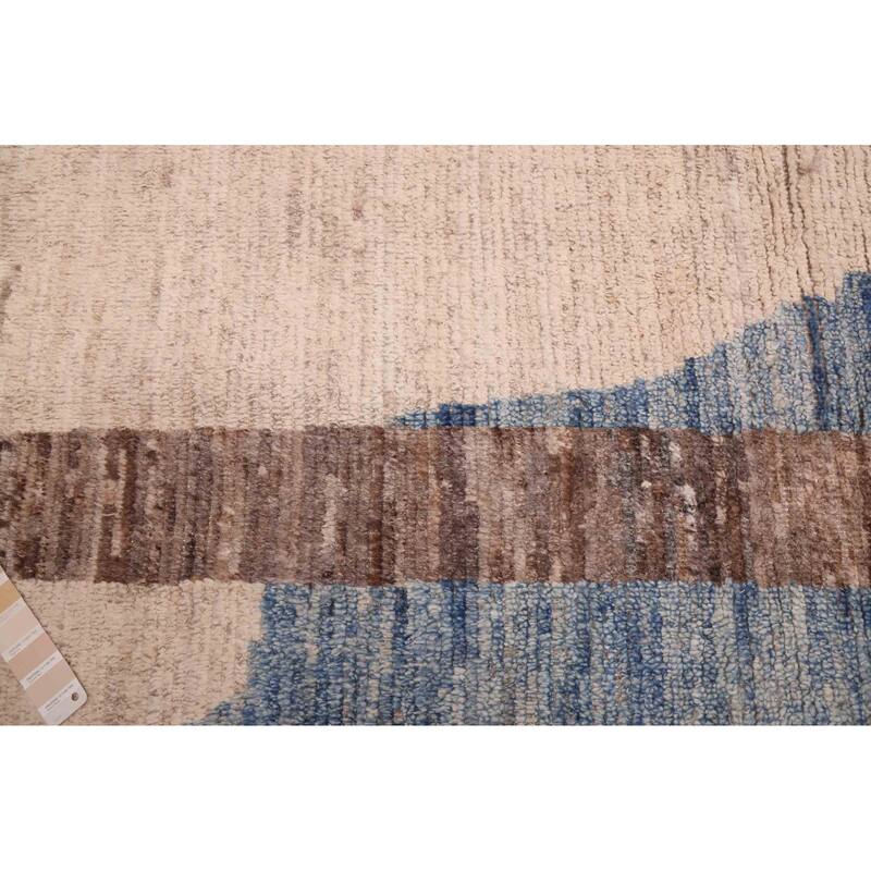 ECARPETGALLERY Hand-knotted Pak Finest Marrakesh Beige Wool Rug - 8'1 x 10'2