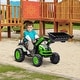 preview thumbnail 7 of 6, Rechargeable 6V Kids Ride-On Excavator with Adjustable Bucket, Safety Belt, Realistic Sounds, and Easy Controls