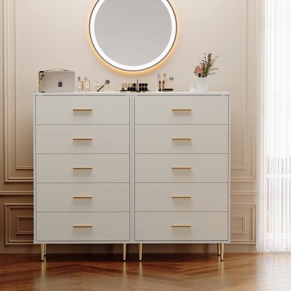 Wooden Skinny Dresser with Gold Metal Handles and Legs,5 Drawer Dresser, Tall Narrow Chest of Drawers - Bed Bath & Beyond - 42749672 Wooden Skinny Dresser with Gold Metal Handles and Legs,5 Drawer Dresser, Tall Narrow Chest of Drawers - Bed Bath & Beyond - 42749672