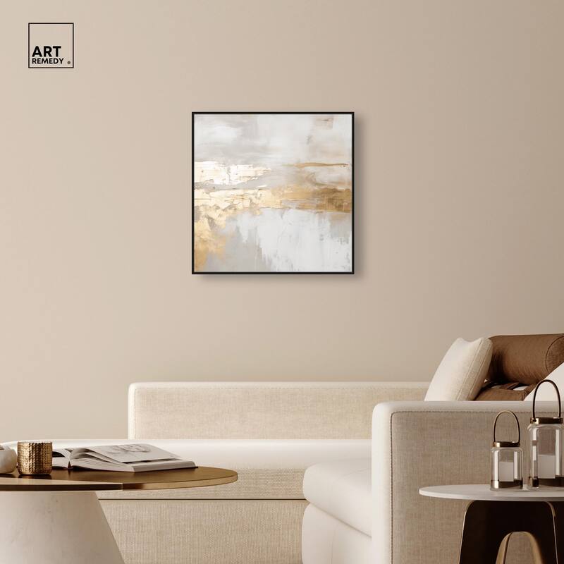 Melted Goldscape II Canvas by Art Remedy