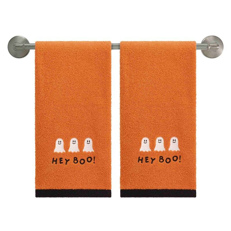 Avanti Hey Boo Halloween 2-Pack Hand Towels
