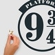 preview thumbnail 4 of 4, Red & Black & Yellow Hogwarts Express Giant Wall Decal by RoomMates