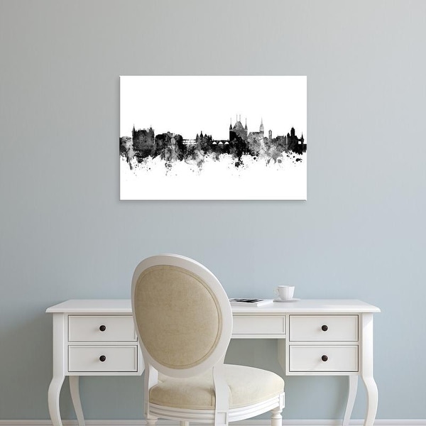 Easy Art Prints Michael Tompsett's 'Thun Switzerland Skyline' Premium Canvas Art