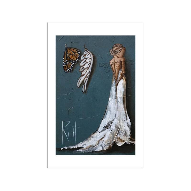 Butterfly And Wings Fine Art by Ruth's Angels - Multi