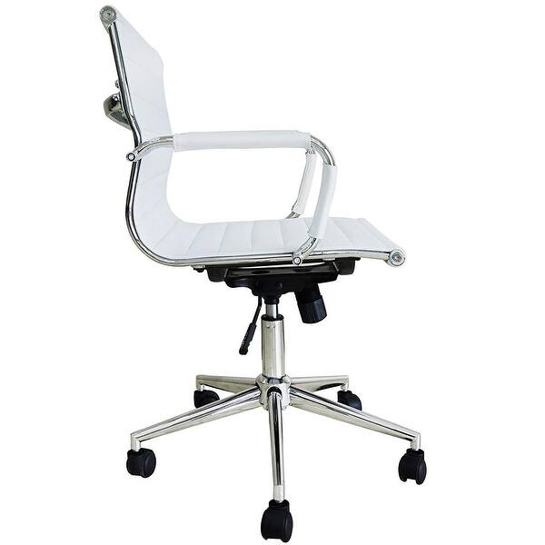 Shop Office Chair Executive Pu Leather Arm Rest Tilt Swivel