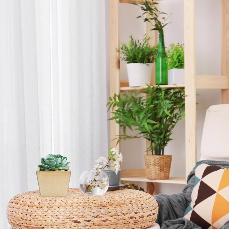 Square Ceramic Flower Planter Pot