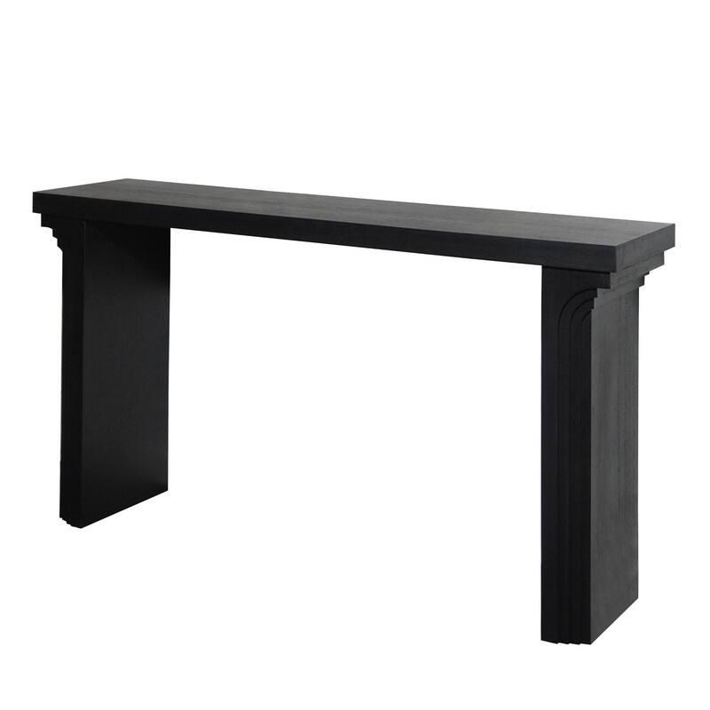 Modern 58" Wooden Console Table for Entryway Living Room and Hallway Decorative Accent