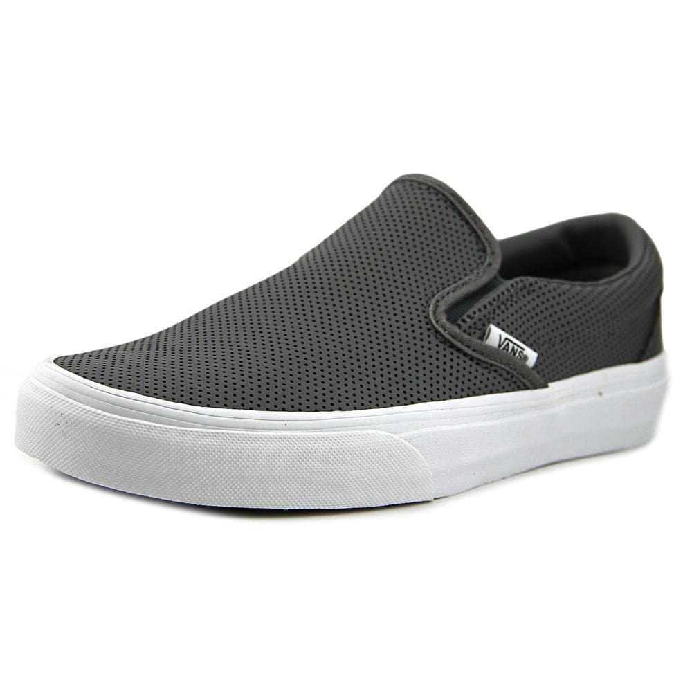 vans classic slip on leather womens
