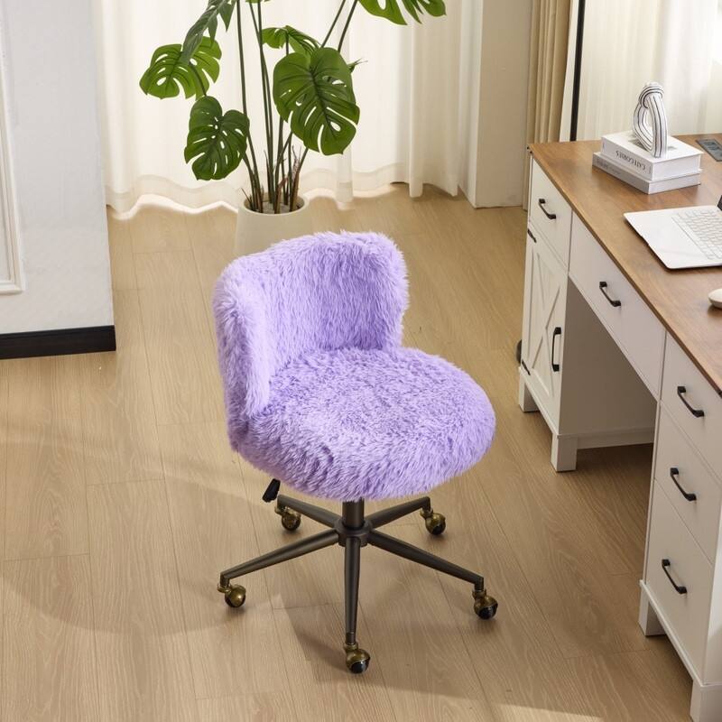 Plush Velvet Swivel Chair Antique Bronze Base With Wheels