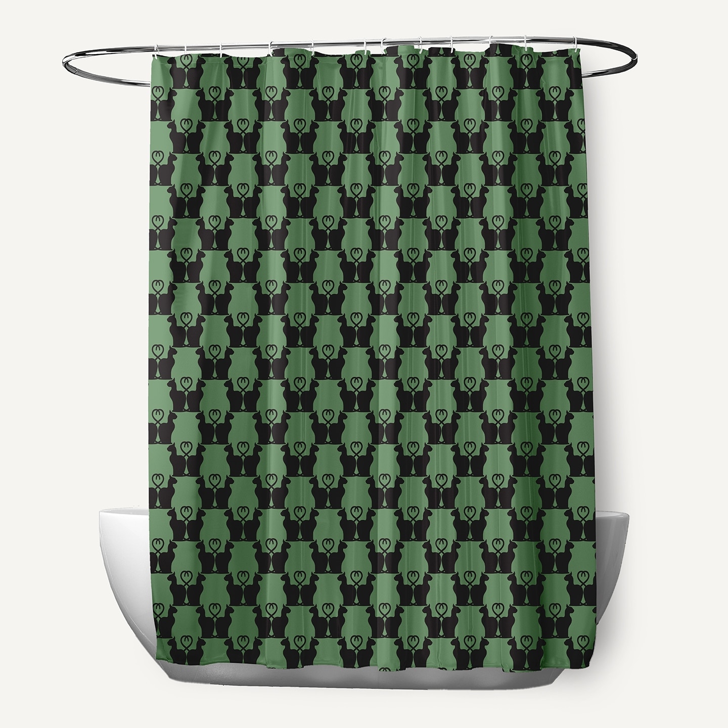 Cat Clowder Shower Curtain