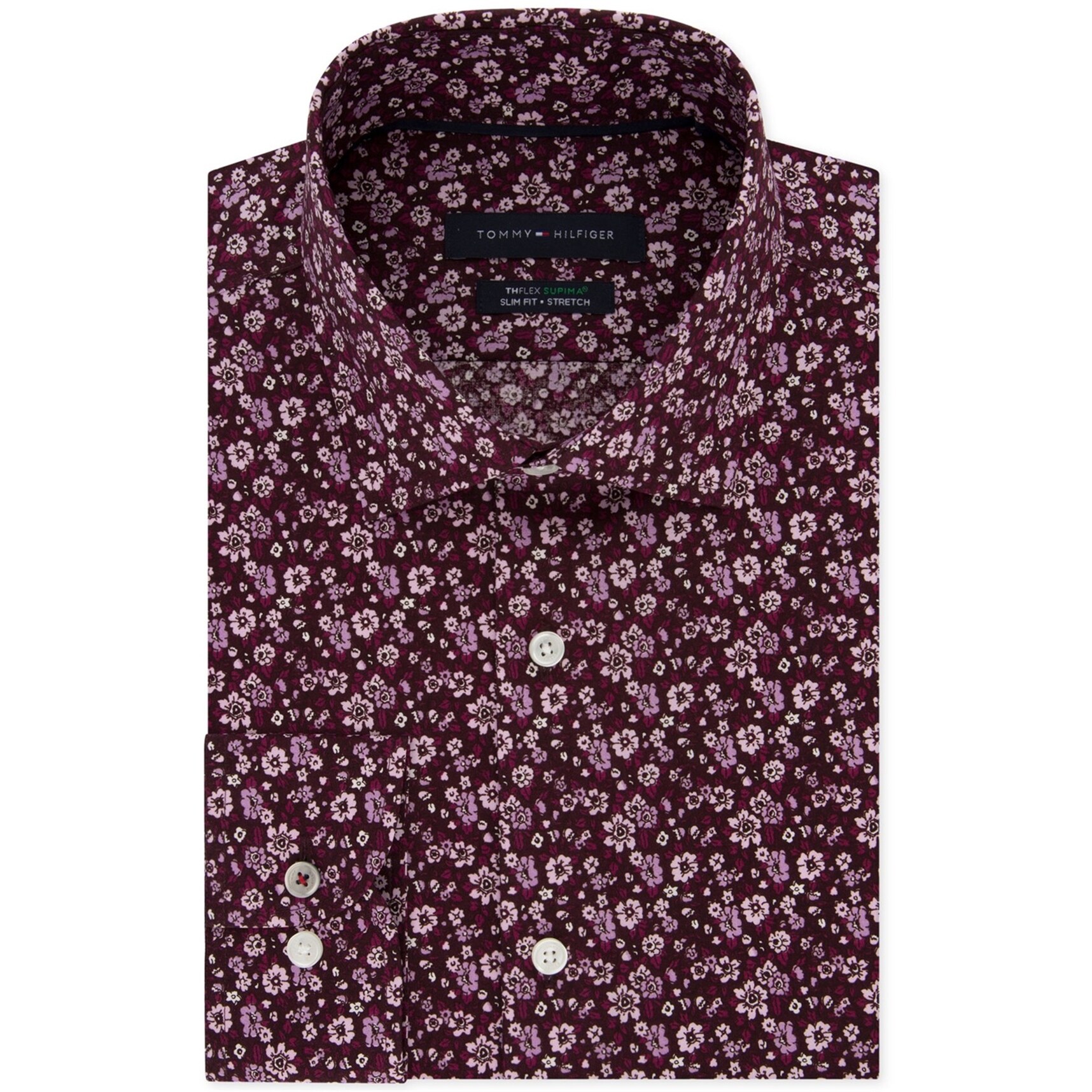 tommy hilfiger pink dress shirt