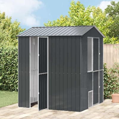 vidaXL Bird Cage Anthracite Galvanized steel