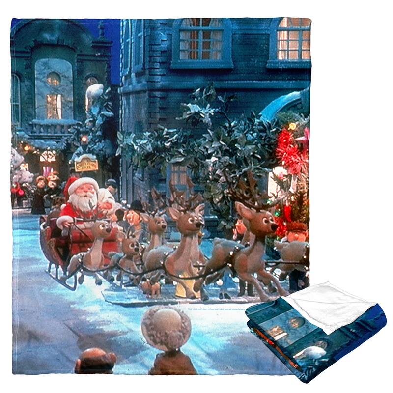 Warner Brothers Year without a Santa Claus Down Santa Claus Lane Silk Touch Throw Blanket