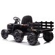 preview thumbnail 30 of 70, Electric Ride-On Tractor and Trailer for Kids, 24V, Bluetooth, Remote Control, and Safety Belt