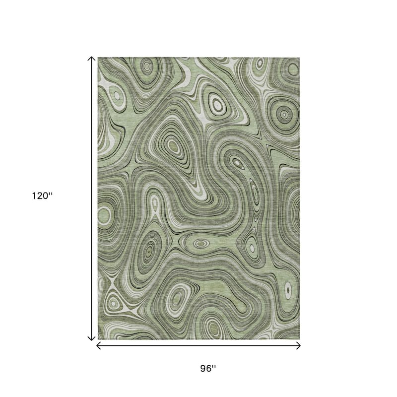 HomeRoots Geometric Transitional Rectangle Outdoor Rug
