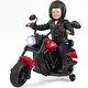 preview thumbnail 5 of 38, Gymax Kids Motorcycle w/Headlight Music Training Wheels Foot Pedal for