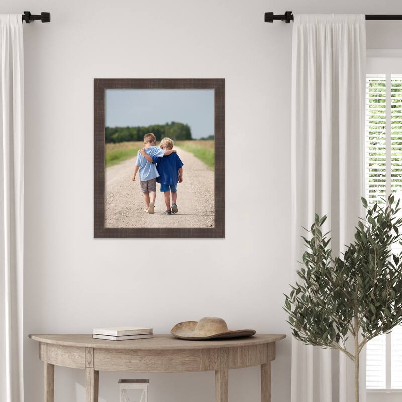 Whiskey Brown Rustic Framed Picture Frame, Photo Frame