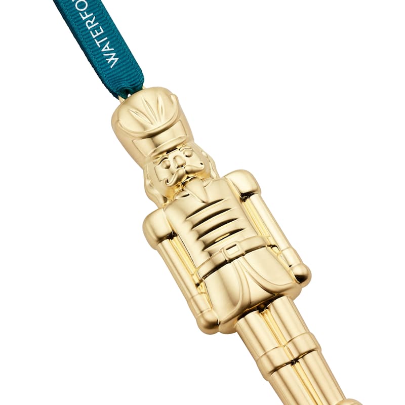 Waterford Christmas Nutcracker Golden Ornament