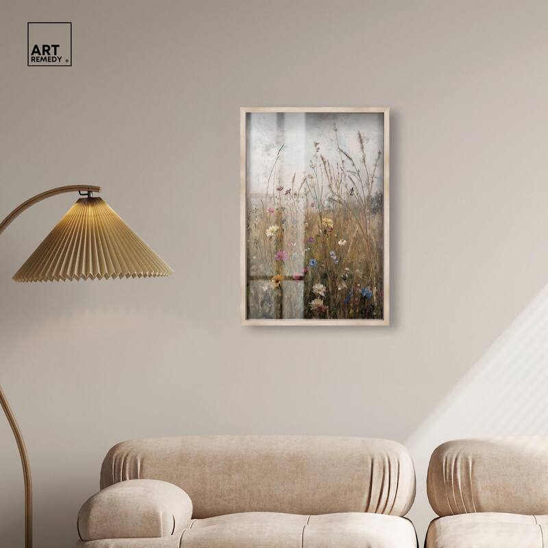 Field of Forgotten Dreams I Shadowbox by Art Remedy