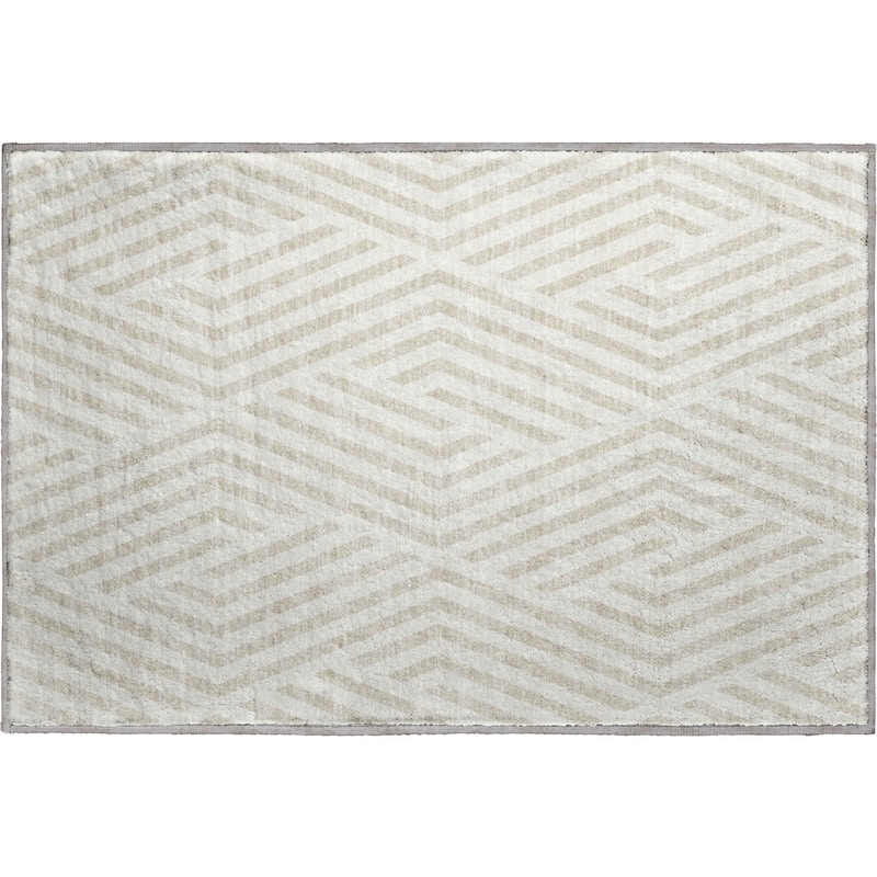 Premium Washable Super Soft Contemporary Geo Mayfield Rug