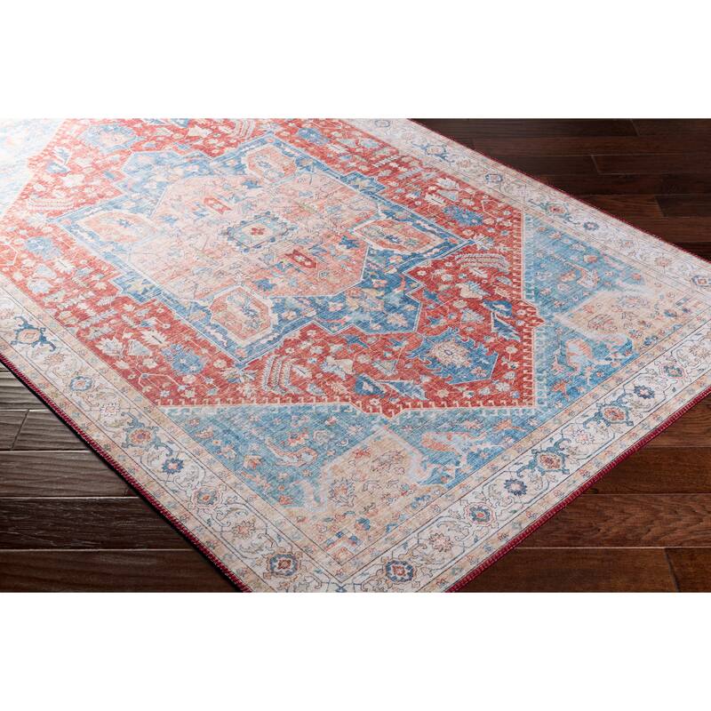 Livabliss Mitika Vintage Medallion Area Rug