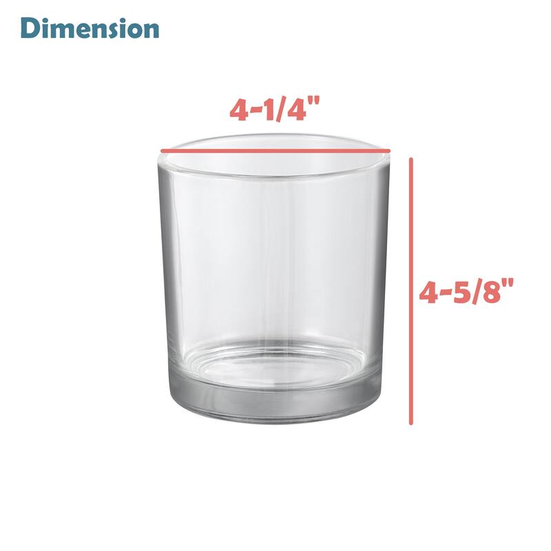 Aspen Creative 25706-6,Votive Candle Holder for Festival Decor,Wedding Parties,Holiday&Home Decor,4-1/4"Dia. x 4-5/8"H,6PK