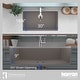 preview thumbnail 31 of 52, Karran Undermount 32.5 in. Large Single Bowl Quartz Kitchen Sink Kit