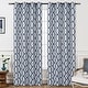 preview thumbnail 40 of 58, DriftAway Mason/Geo Thermal Insulated Blackout Grommet Window Curtain Panel