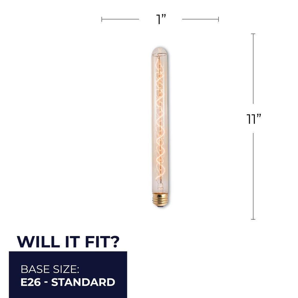 Bulbrite Pack of (4) Dimmable Antique Nostalgic Filament Incandescent Bulb