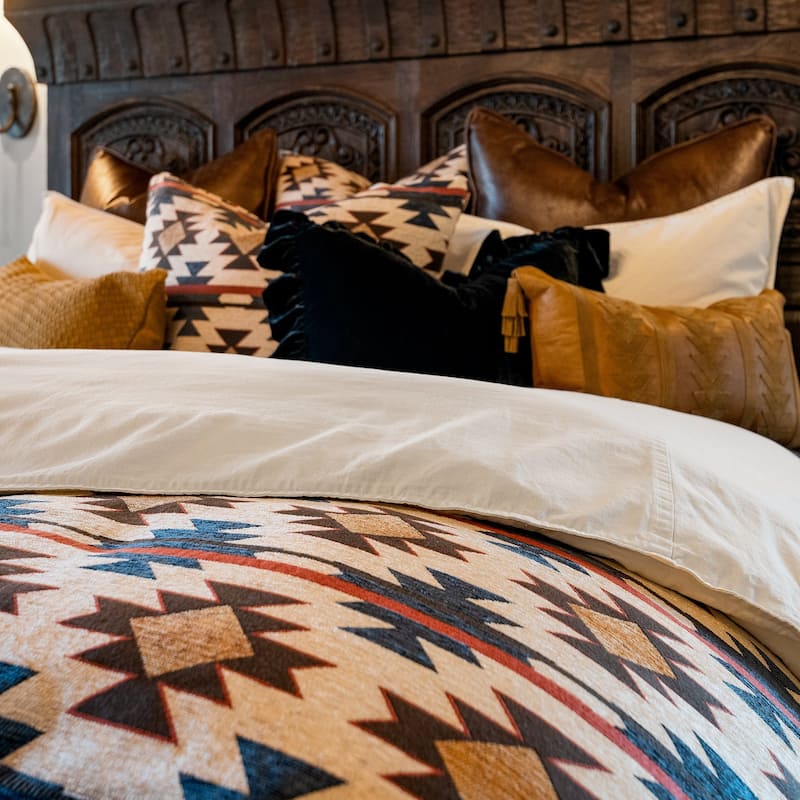 Tasha Polizzi for Paseo Road Mariella Western Aztec Chenille 3 Piece Comforter Set