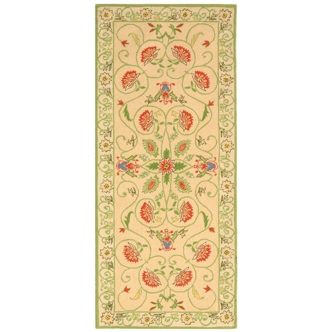SAFAVIEH Handmade Chelsea Alecsandra French Country Wool Rug
