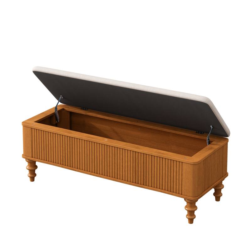 Bedroom Set with Wooden Platform Bed and Nightstands