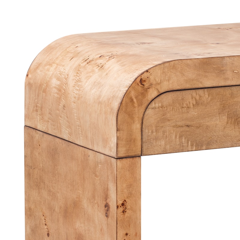 Round Corner Design Console Table Entryway Hallway Table Living Room Accent Table