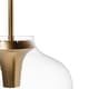 preview thumbnail 4 of 13, Hunter Vidria 12" 1-Light Pendant - Kitchen Island, Dining Room, Entry - Contemporary, Transitional